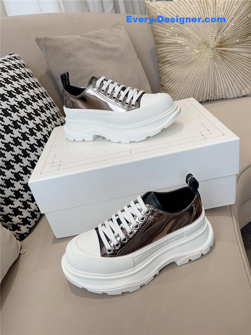 a1exa*der Mcqv*en new canvas series thick-soled dad shoes