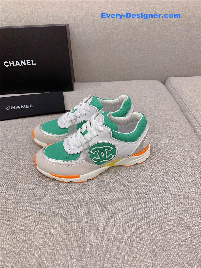 Ch**el new color block sneakers