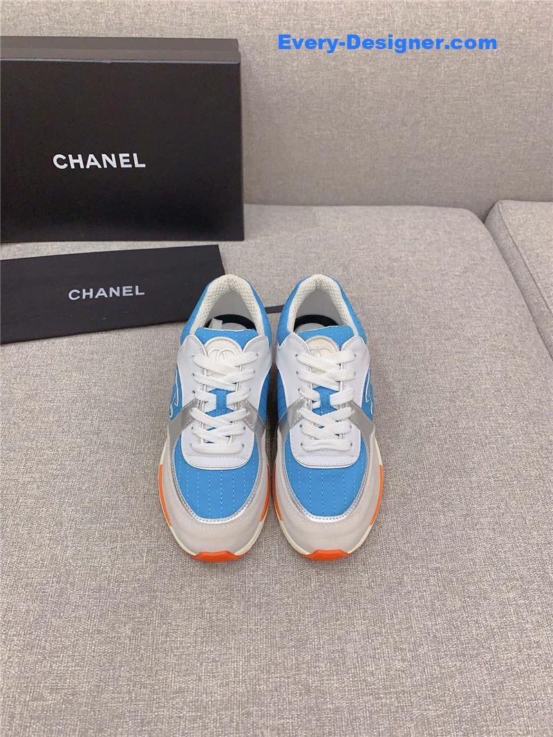 Ch**el new color block sneakers