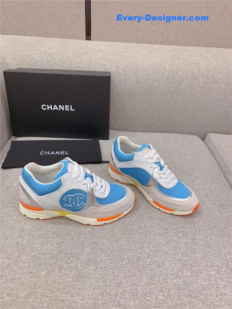 Ch**el new color block sneakers