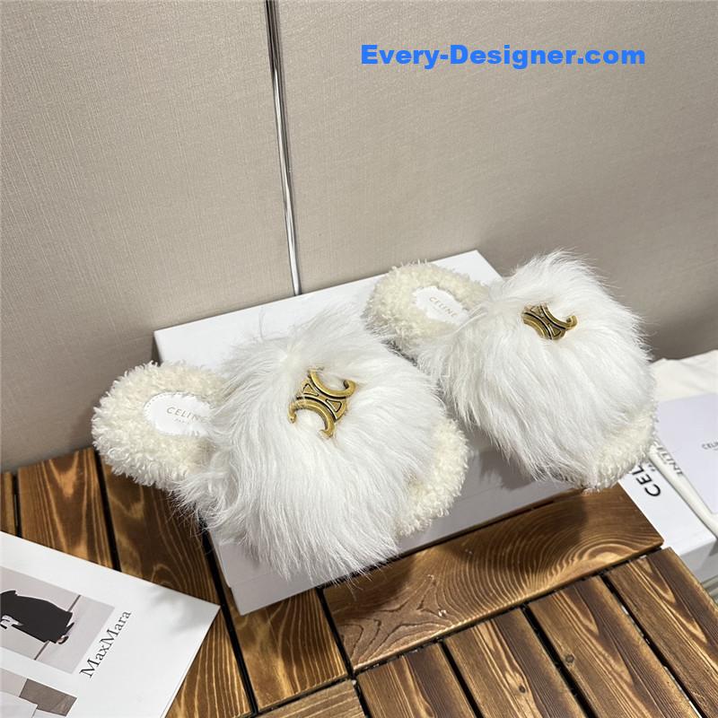 Ce1i*e new autumn and winter wool slippers
