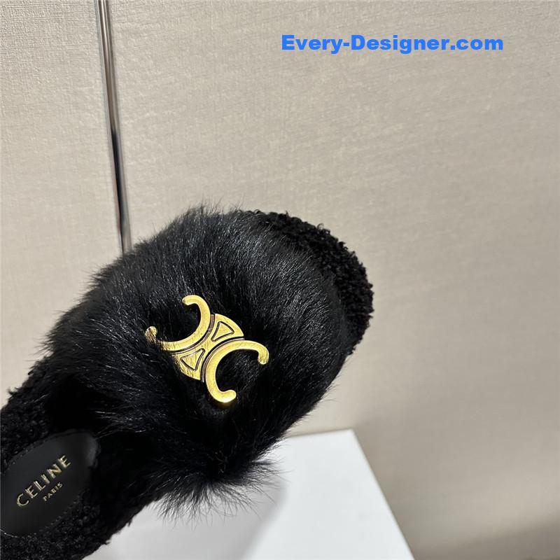 Ce1i*e new autumn and winter wool slippers