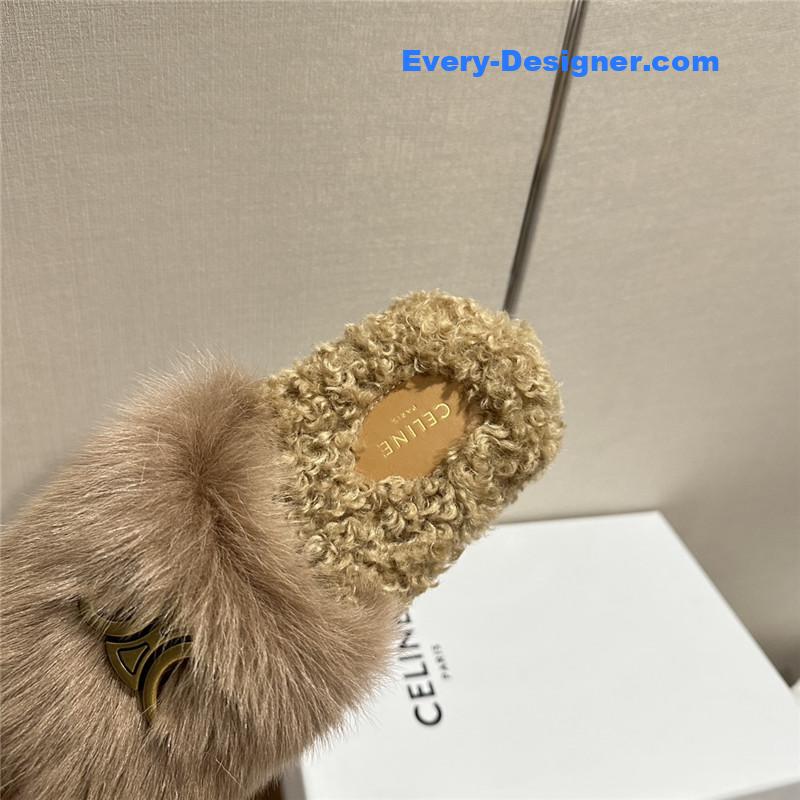 Ce1i*e new autumn and winter wool slippers