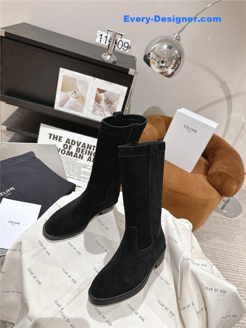 Ce1i*e british early autumn short boots