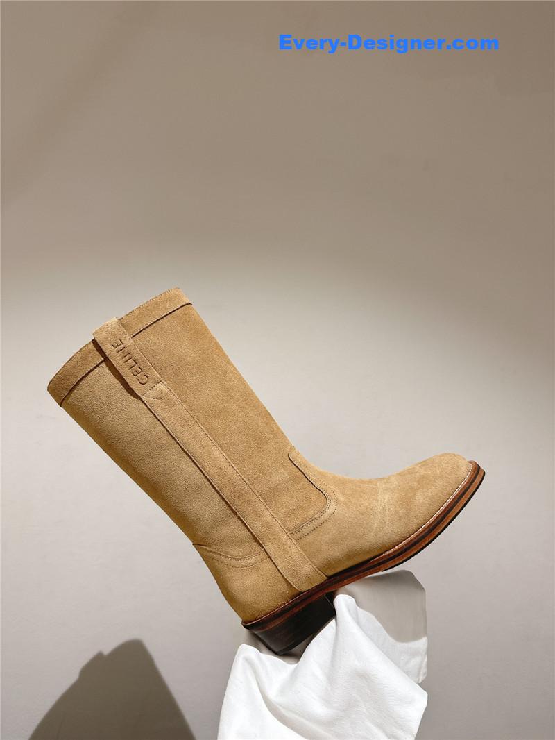 Ce1i*e british early autumn short boots
