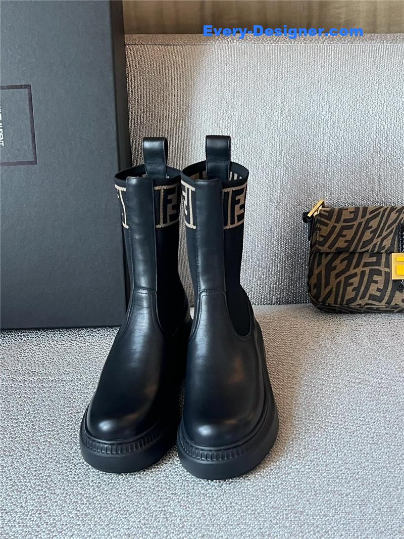 F**di new domino motorcycle boots