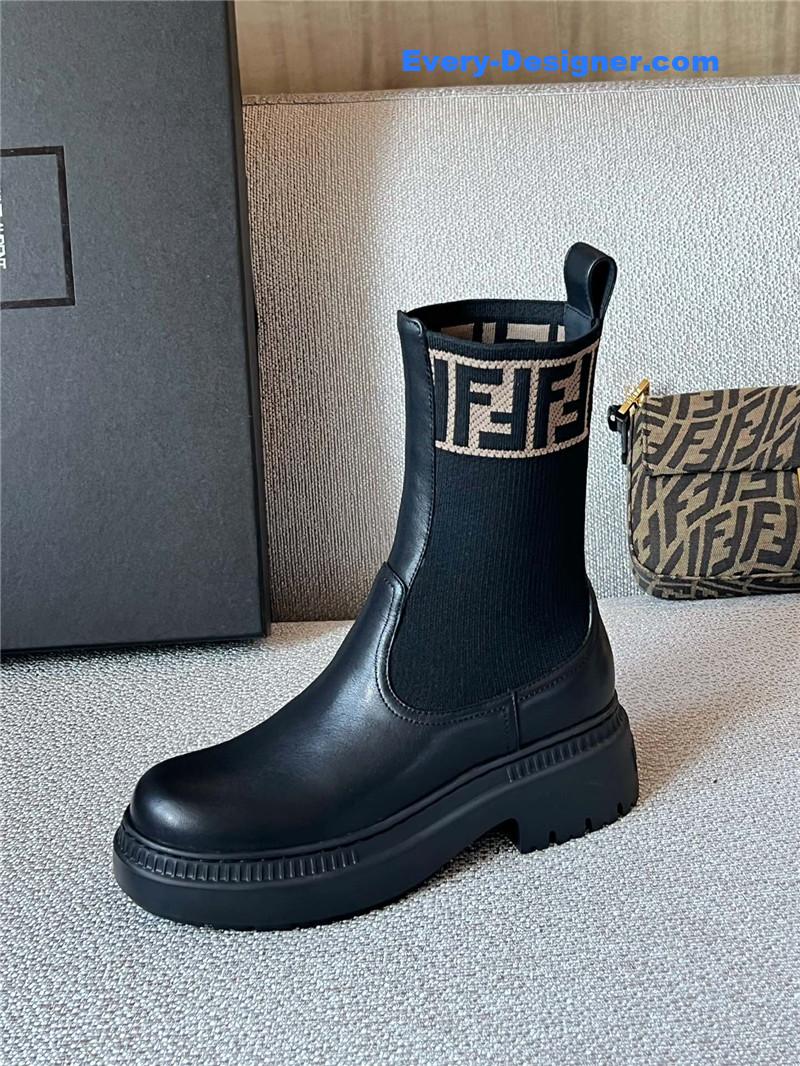 F**di new domino motorcycle boots