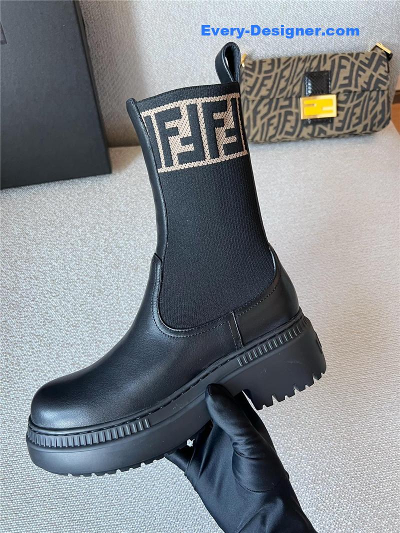 F**di new domino motorcycle boots