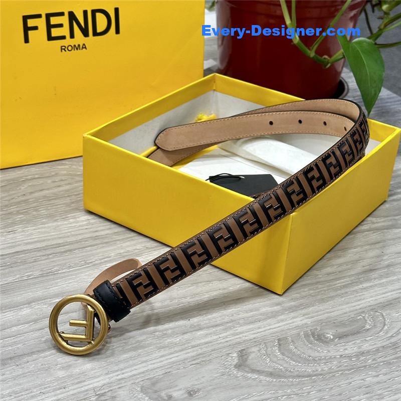 F**di electroplated f buckle belt