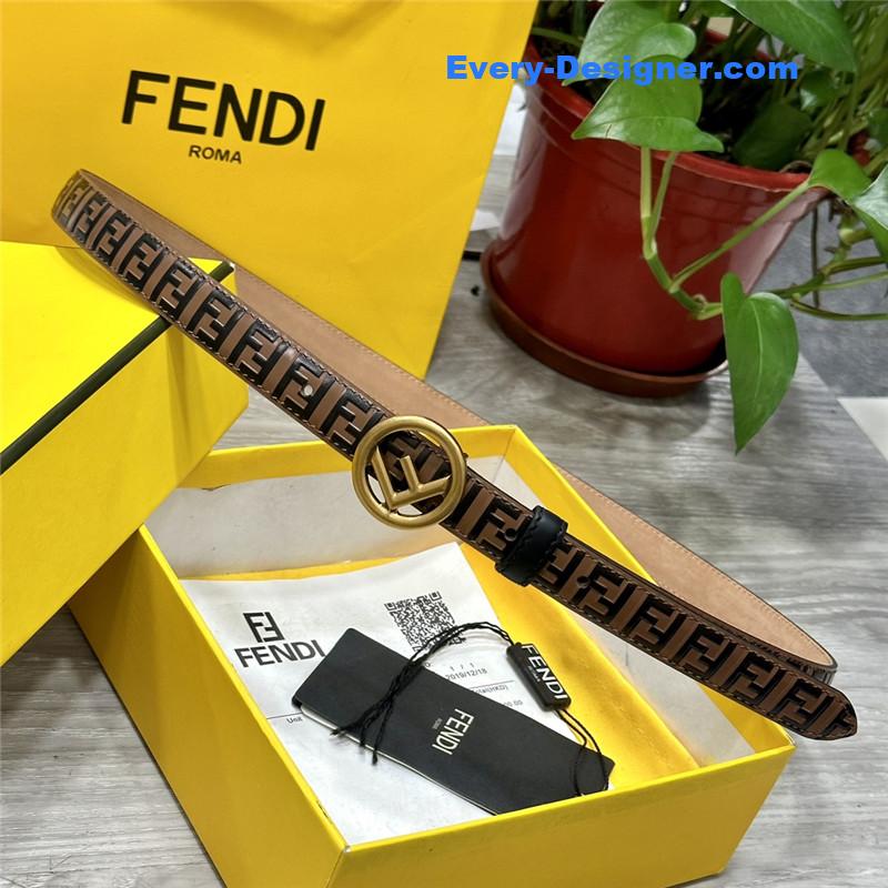F**di electroplated f buckle belt