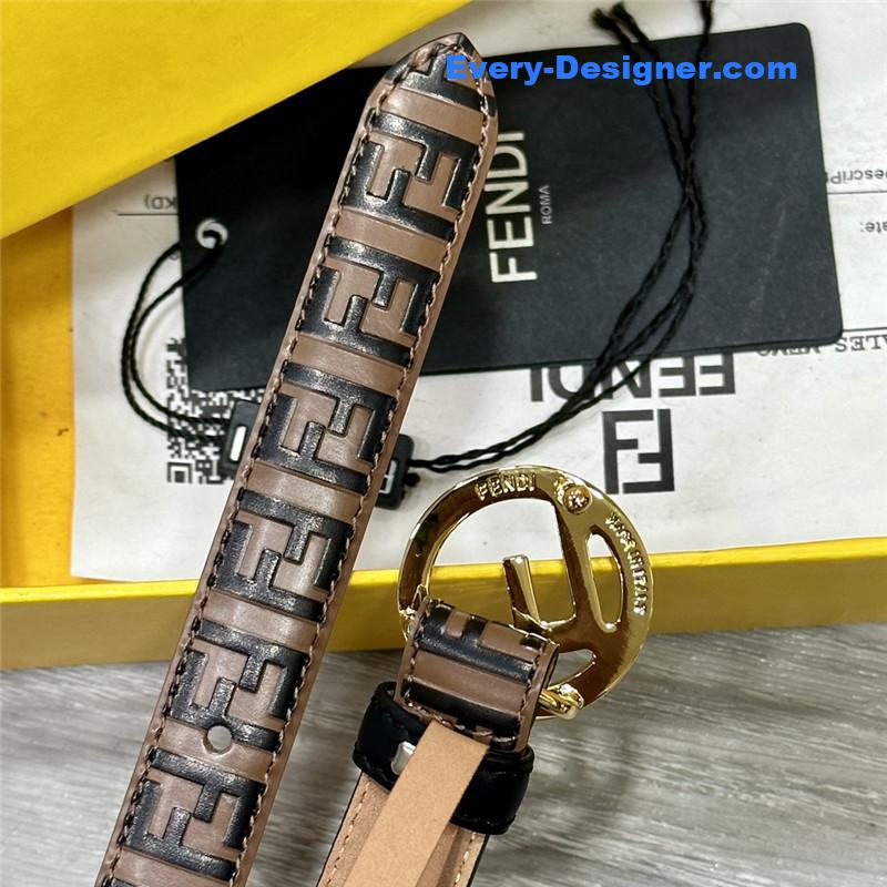 F**di electroplated f buckle belt