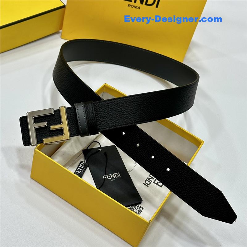 F**di double f electroplated buckle