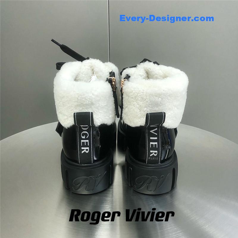 Roger vivor thick-soled fur boots