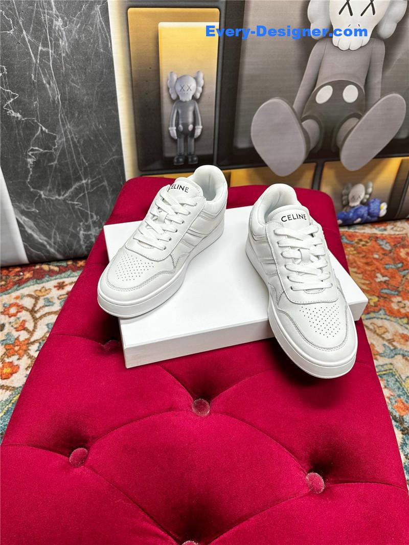 Ce1i*e new color matching sneakers white shoes