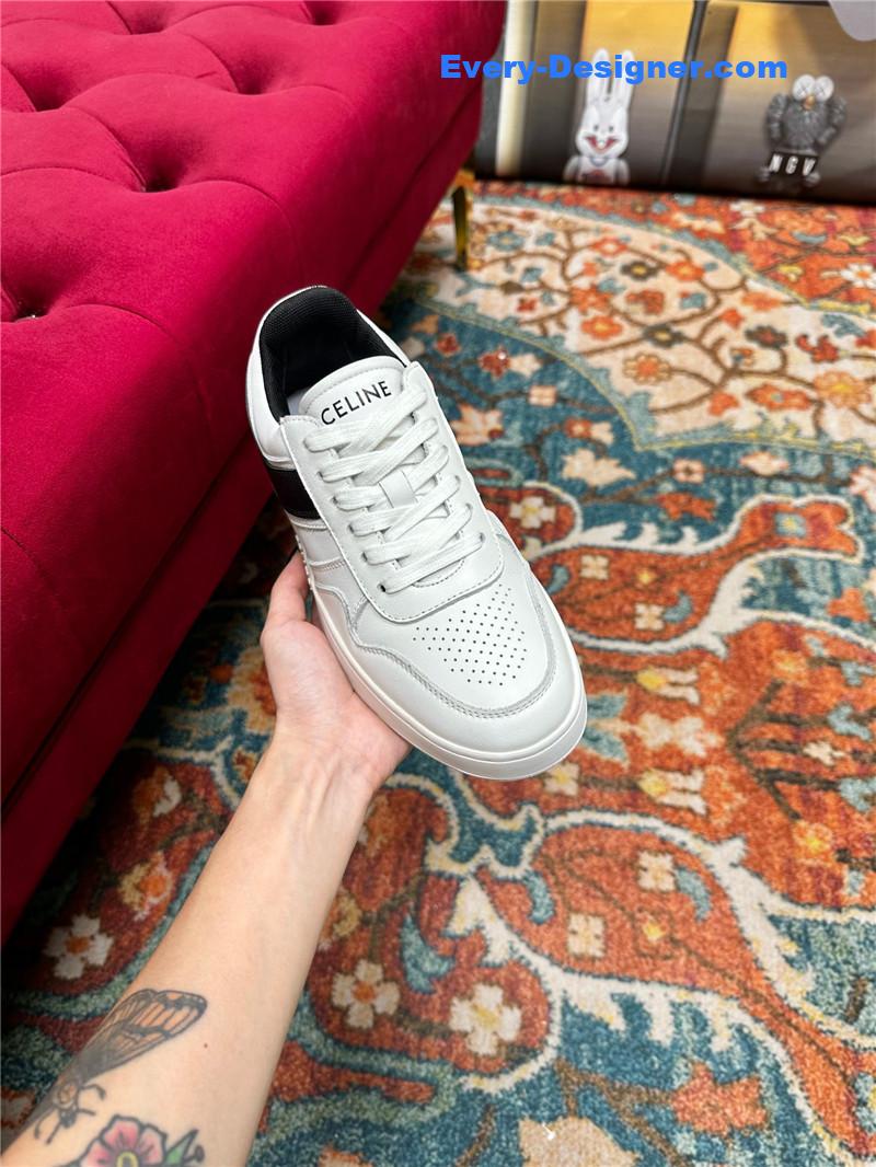Ce1i*e new color matching sneakers white shoes