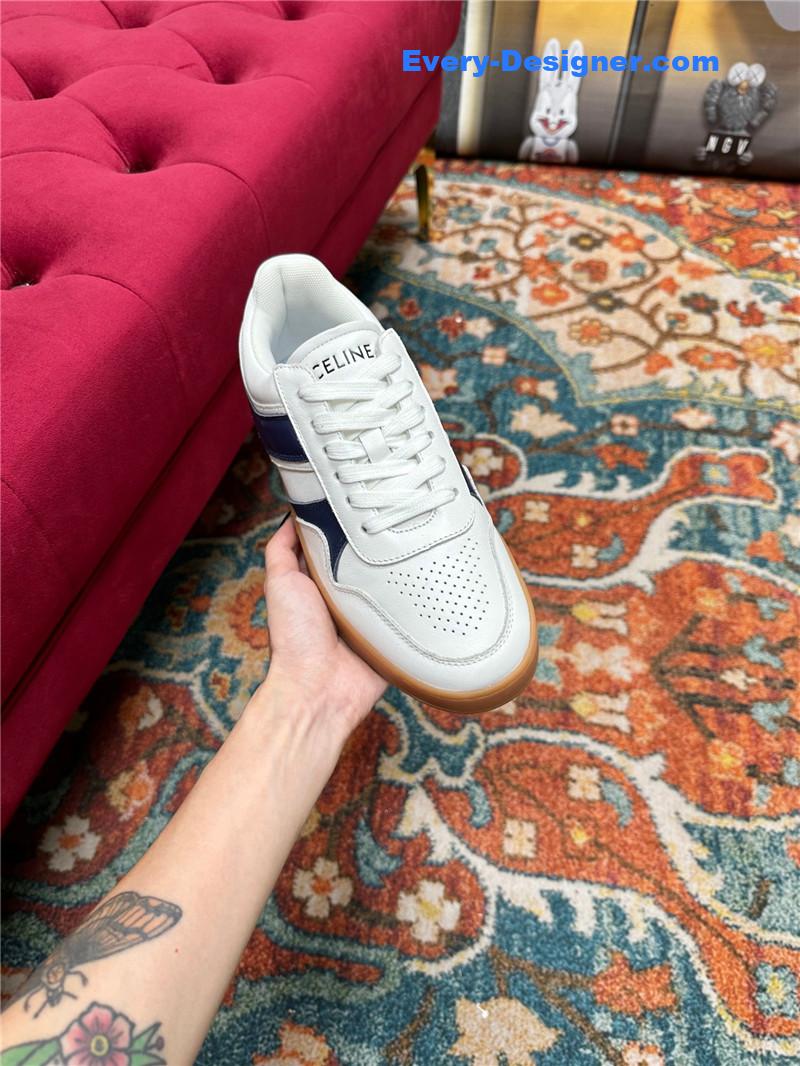 Ce1i*e new color matching sneakers white shoes