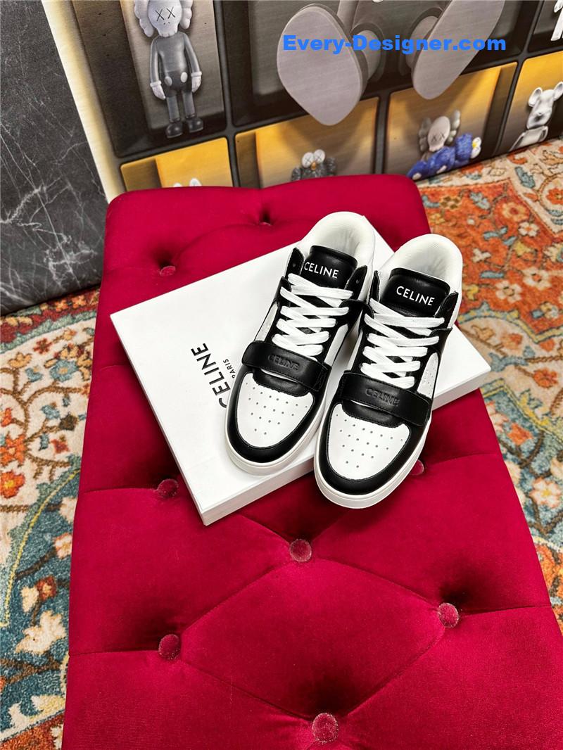 Ce1i*e new color matching sneakers white shoes