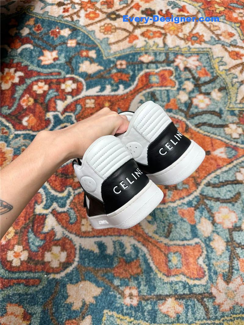 Ce1i*e new color matching sneakers white shoes