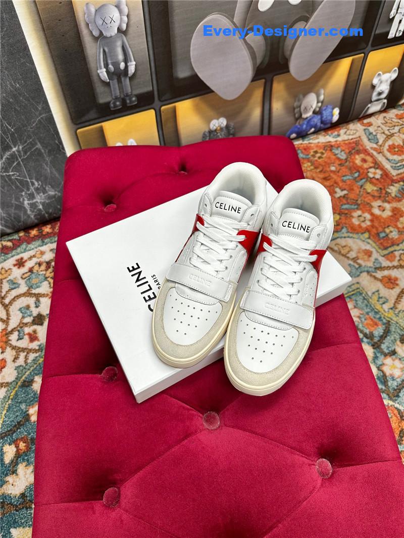 Ce1i*e new color matching sneakers white shoes
