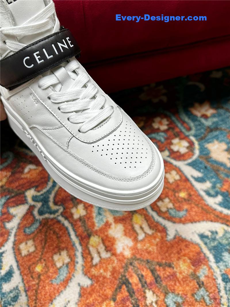 Ce1i*e new color matching sneakers white shoes