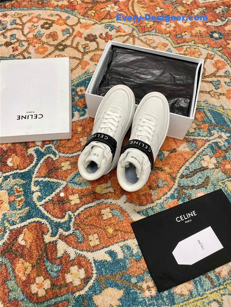 Ce1i*e new color matching sneakers white shoes