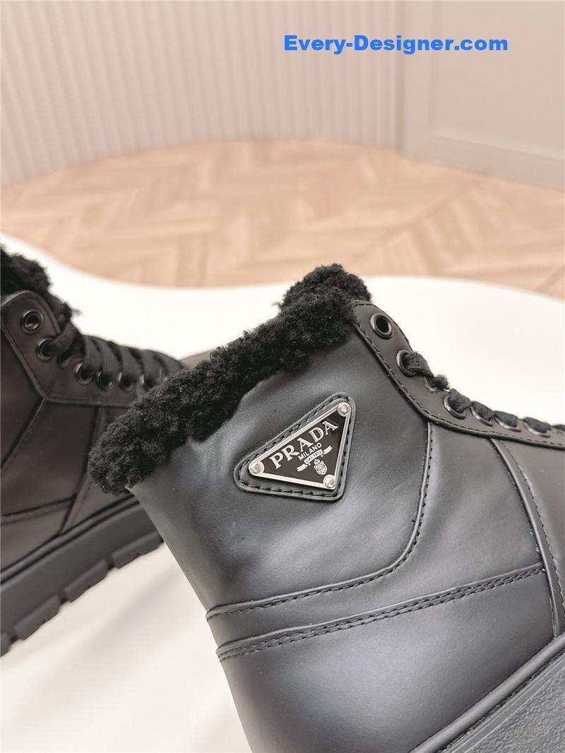 Pra*a wool high top sneakers and boots