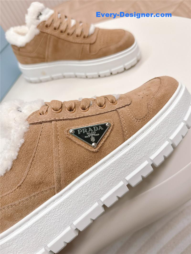 Pra*a wool high top sneakers and boots