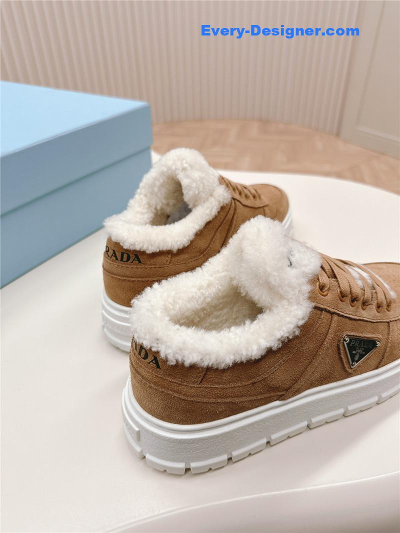Pra*a wool high top sneakers and boots