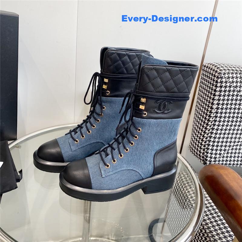 Ch**el lace up martin boots