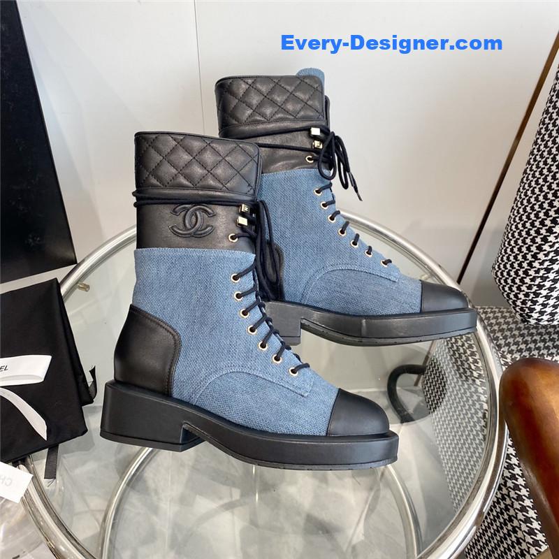 Ch**el lace up martin boots
