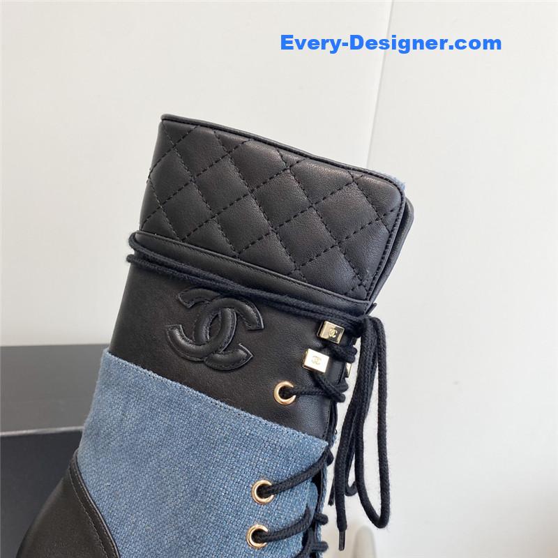 Ch**el lace up martin boots