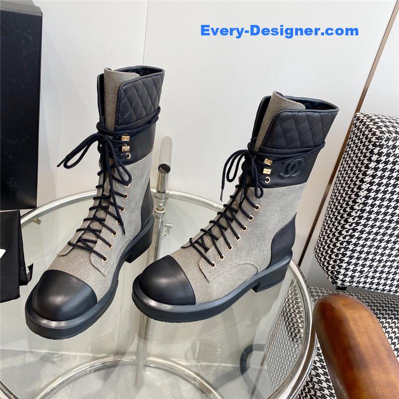CC lace up martin boots
