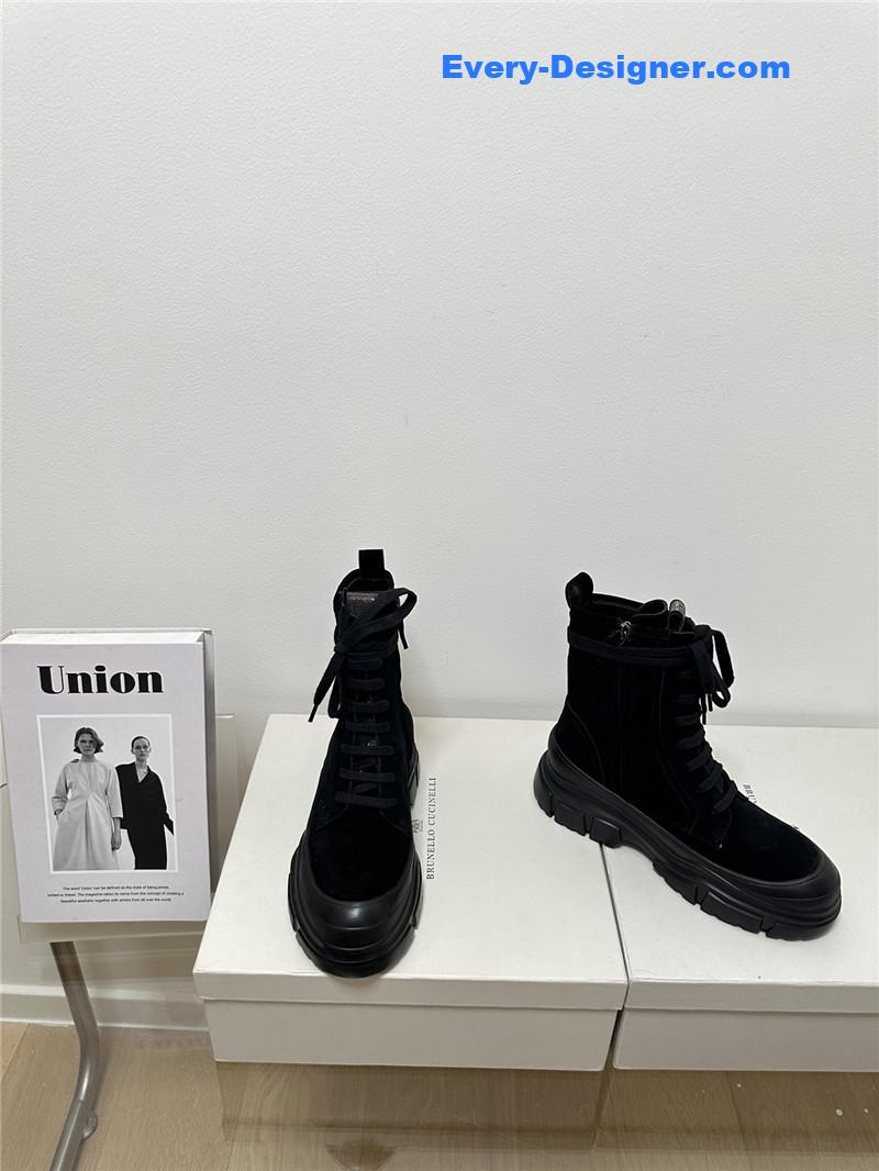 runello cinelli new lace-up Martin boots