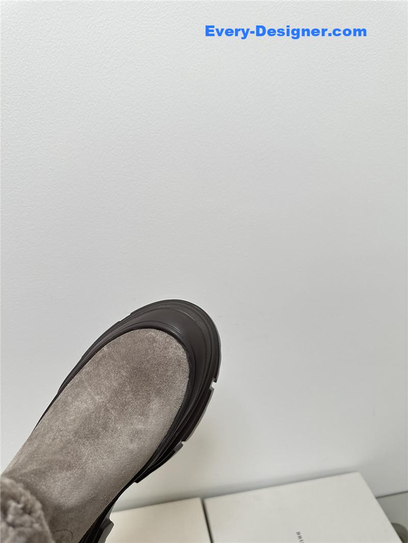 runello cinelli new wool ankle boots