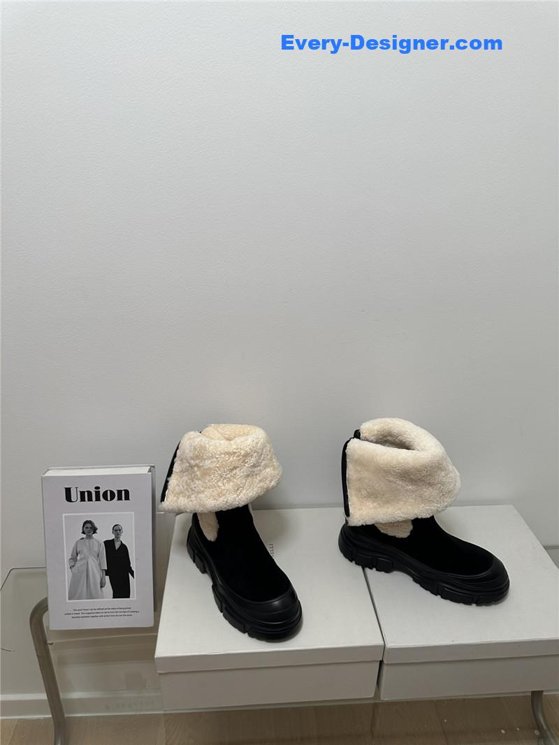 runello cinelli new wool ankle boots
