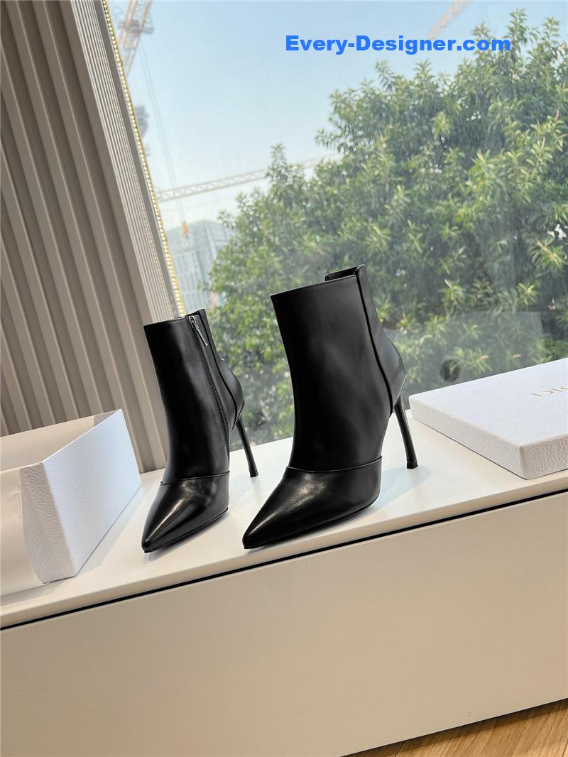 D10r sexy high heel chelsea pointed toe boots