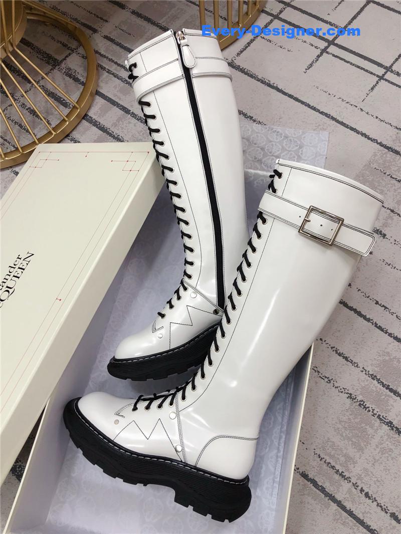 a1exa*der Mcqv*en new lace-up boots