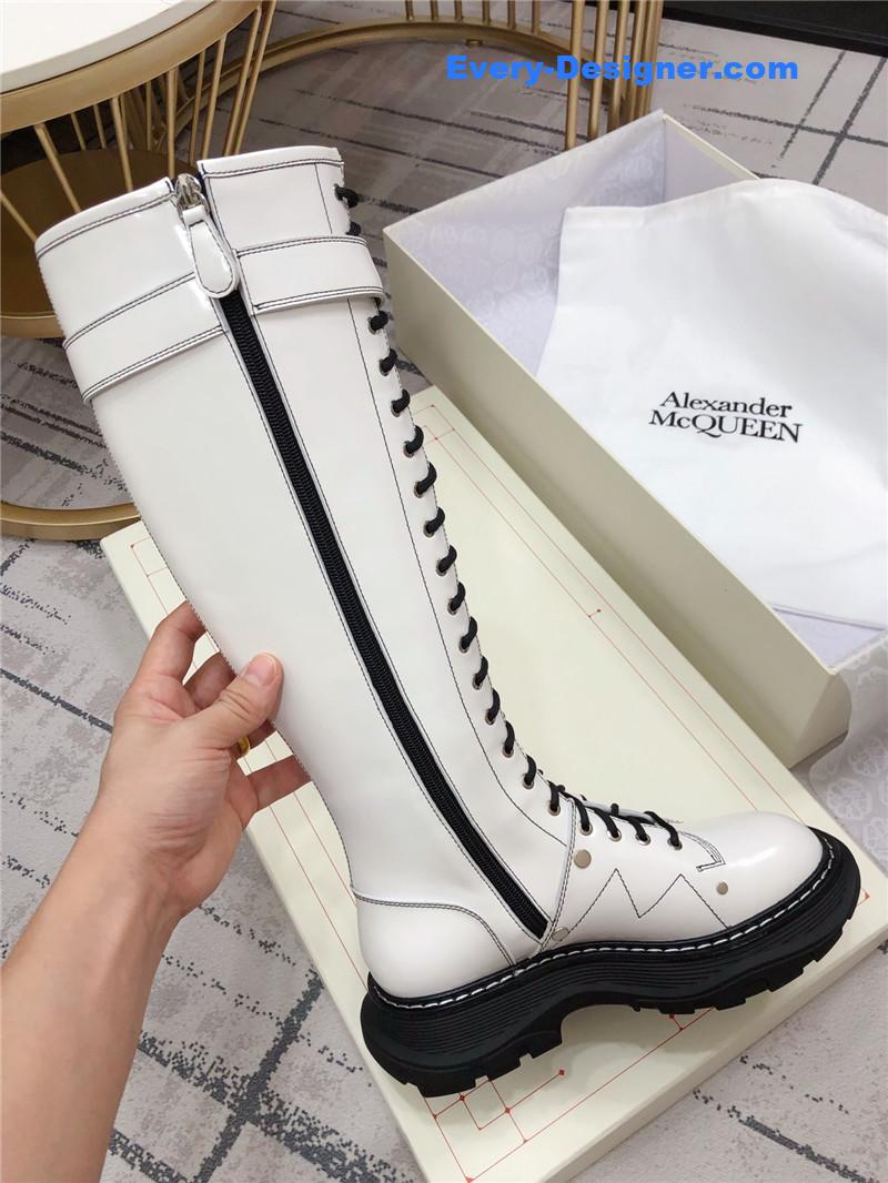 a1exa*der Mcqv*en new lace-up boots
