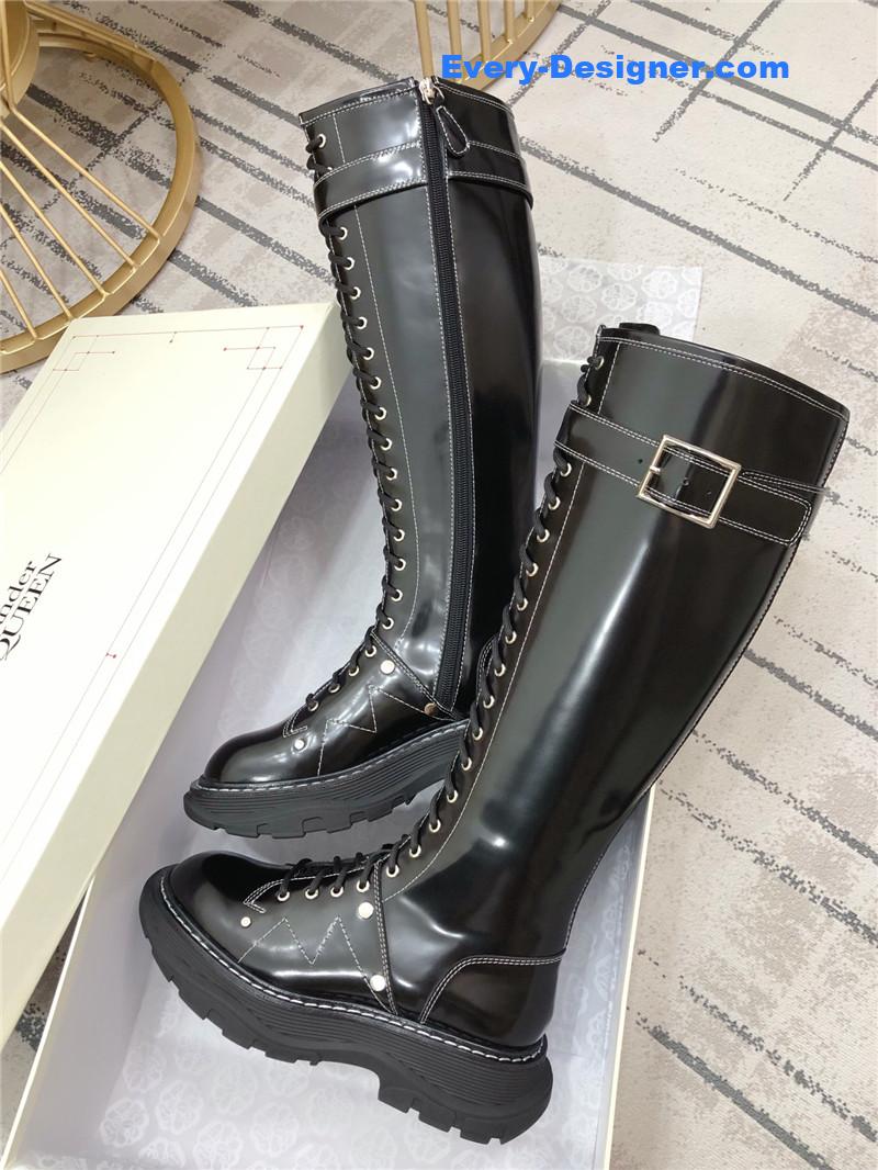 a1exa*der Mcqv*en new lace-up boots
