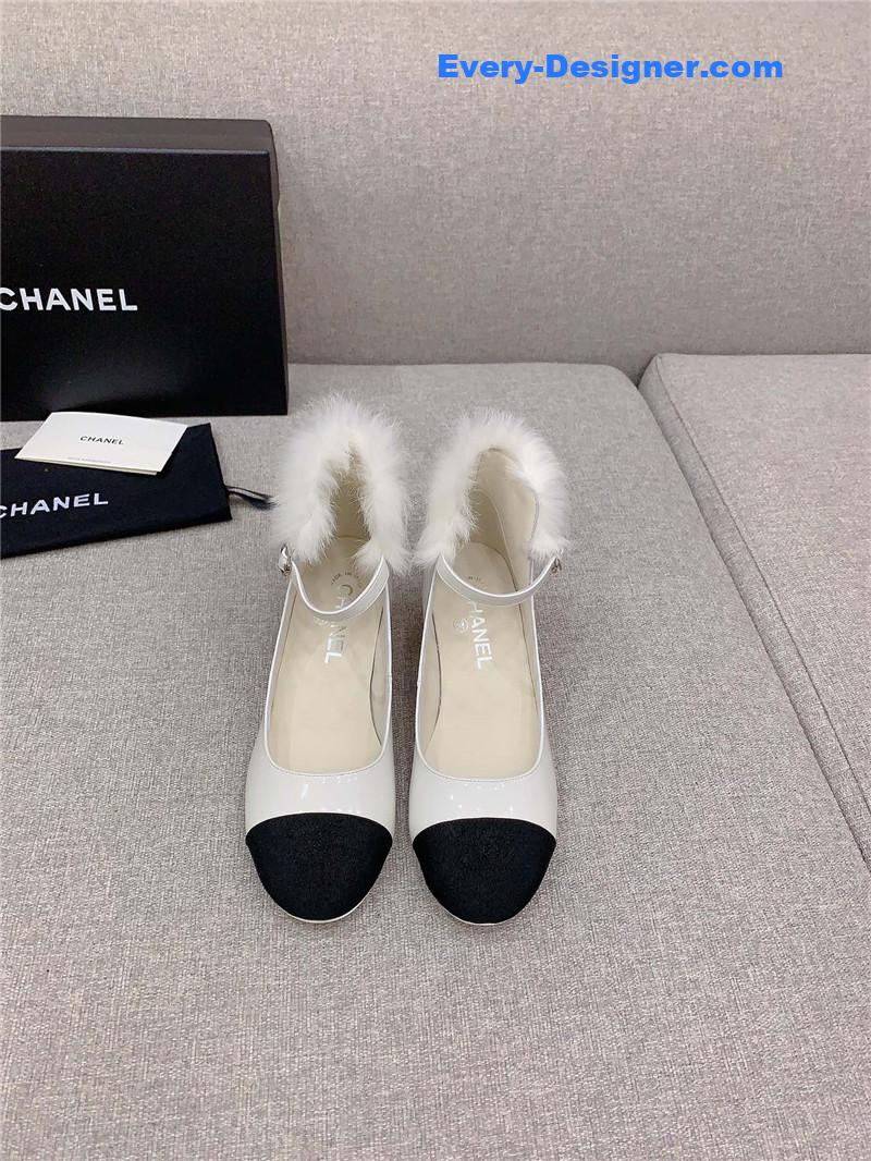 Ch**el new furry high heels
