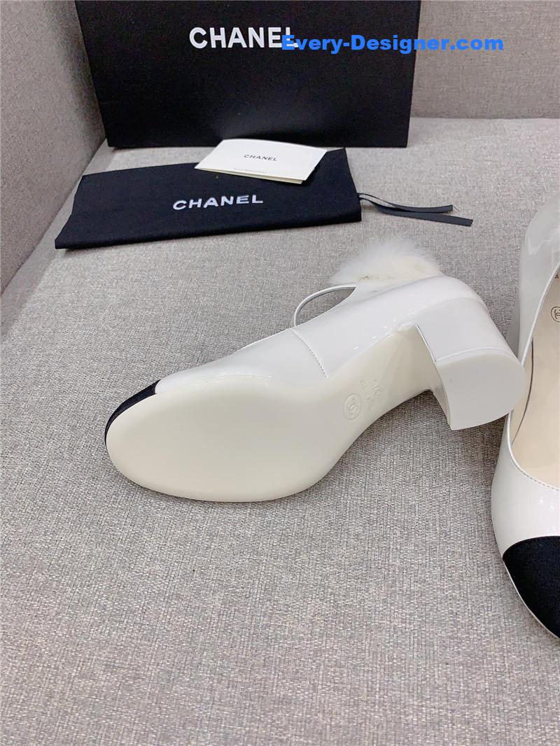Ch**el new furry high heels