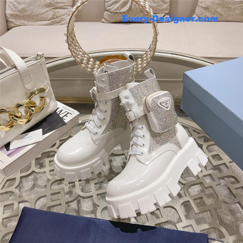 Pra*a monolith boots with pouch