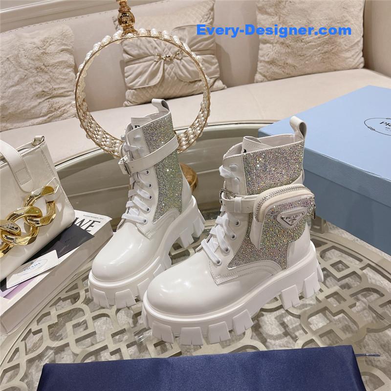 Pra*a monolith boots with pouch