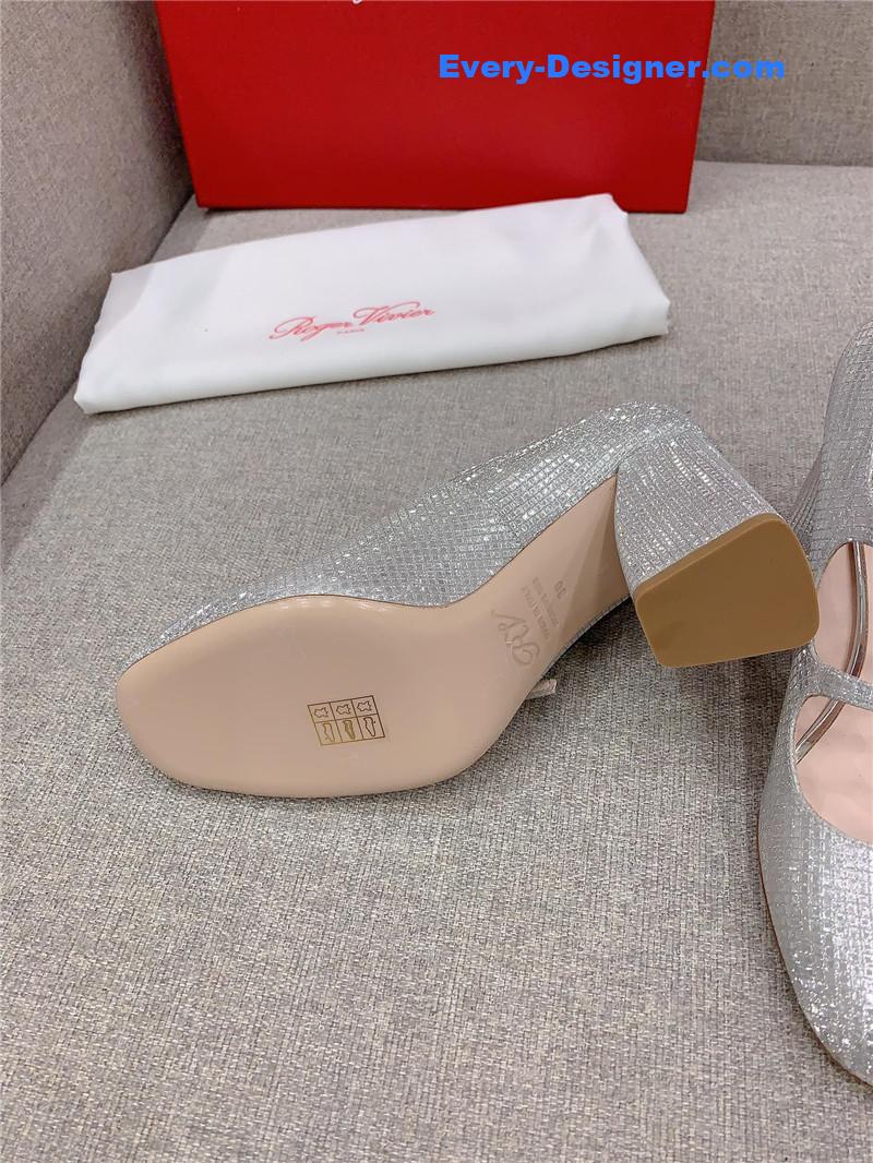 Roger vivor new high heel Mary Jane shoes