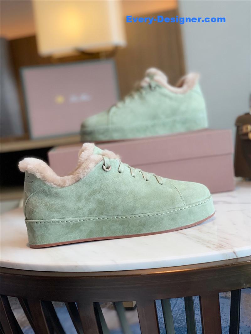 L0r0 P1ana cashmere retro casual shoes