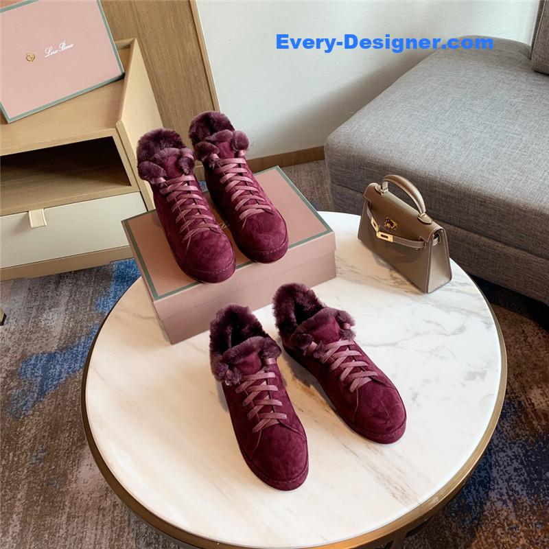 L0r0 P1ana cashmere retro casual shoes