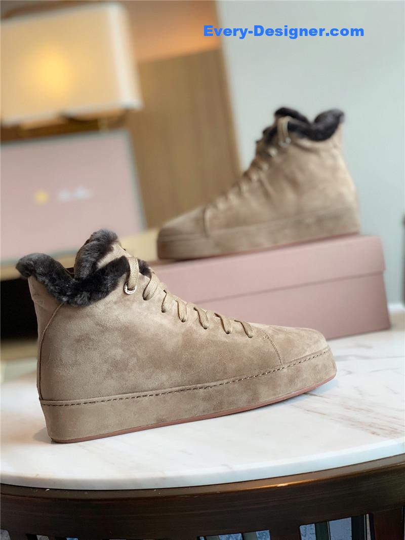 L0r0 P1ana cashmere retro casual shoes