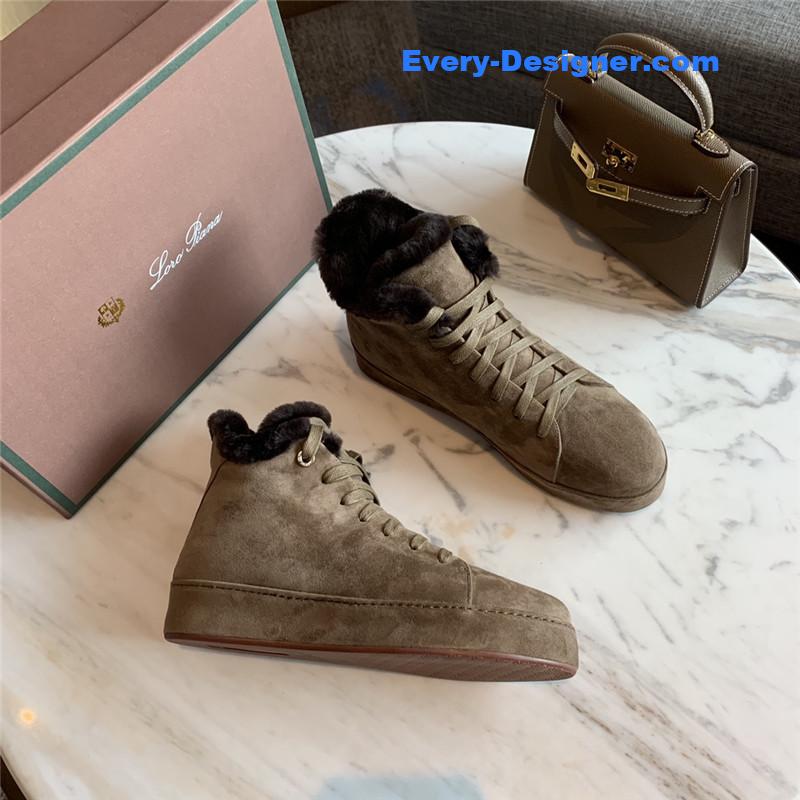 L0r0 P1ana cashmere retro casual shoes
