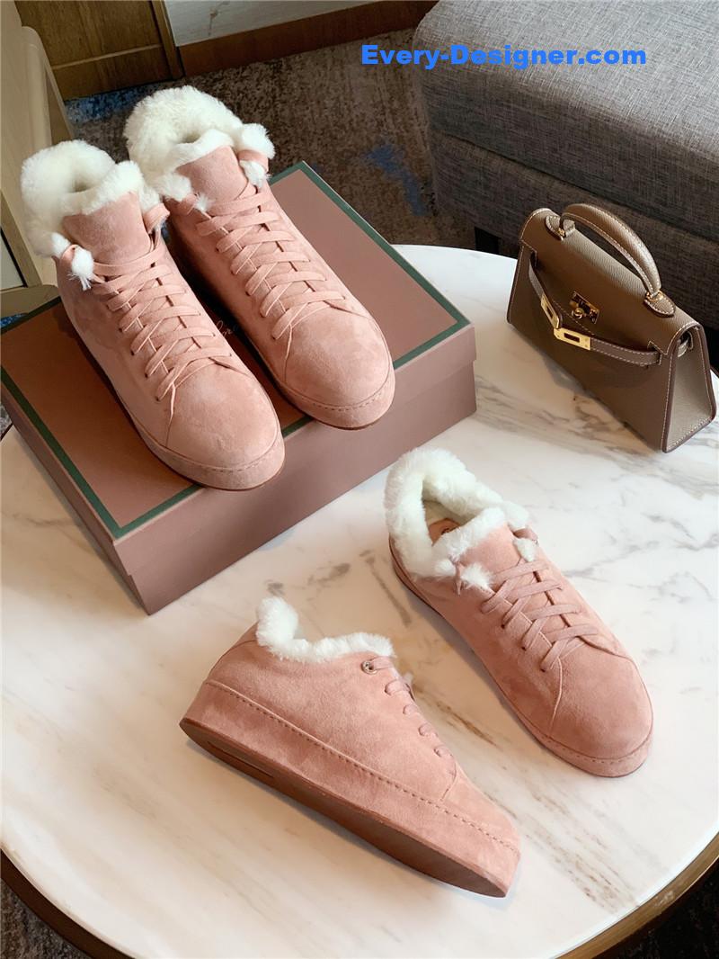 L0r0 P1ana cashmere retro casual shoes