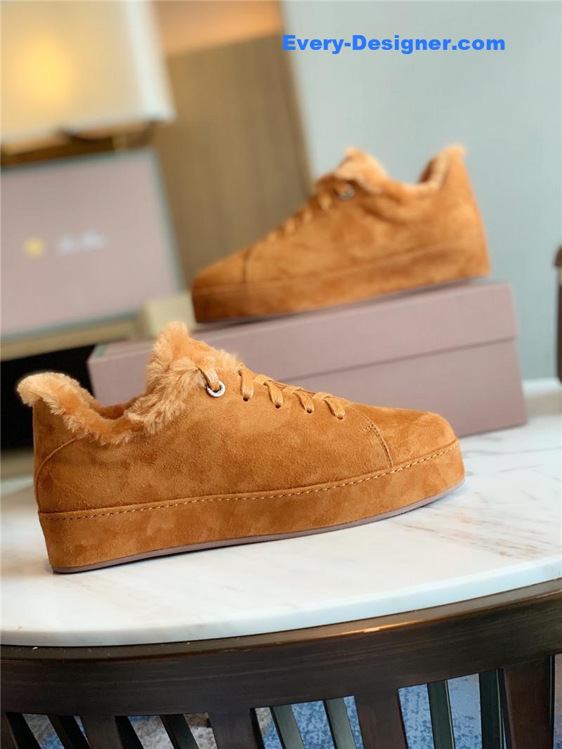 L0r0 P1ana cashmere retro casual shoes